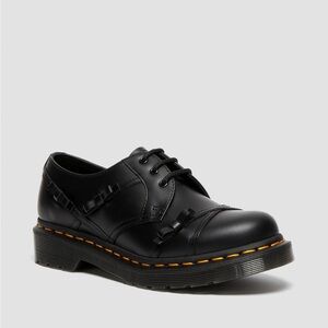 Size 9 Dr. Martens 1461 Womens Bow Smooth Leather Oxford Shoes Black 🎀